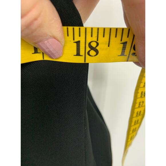 Nine West Suit Separates Classic Black Stretch Blazer Quilted with Pockets Sz 6 - Picture 5 of 6